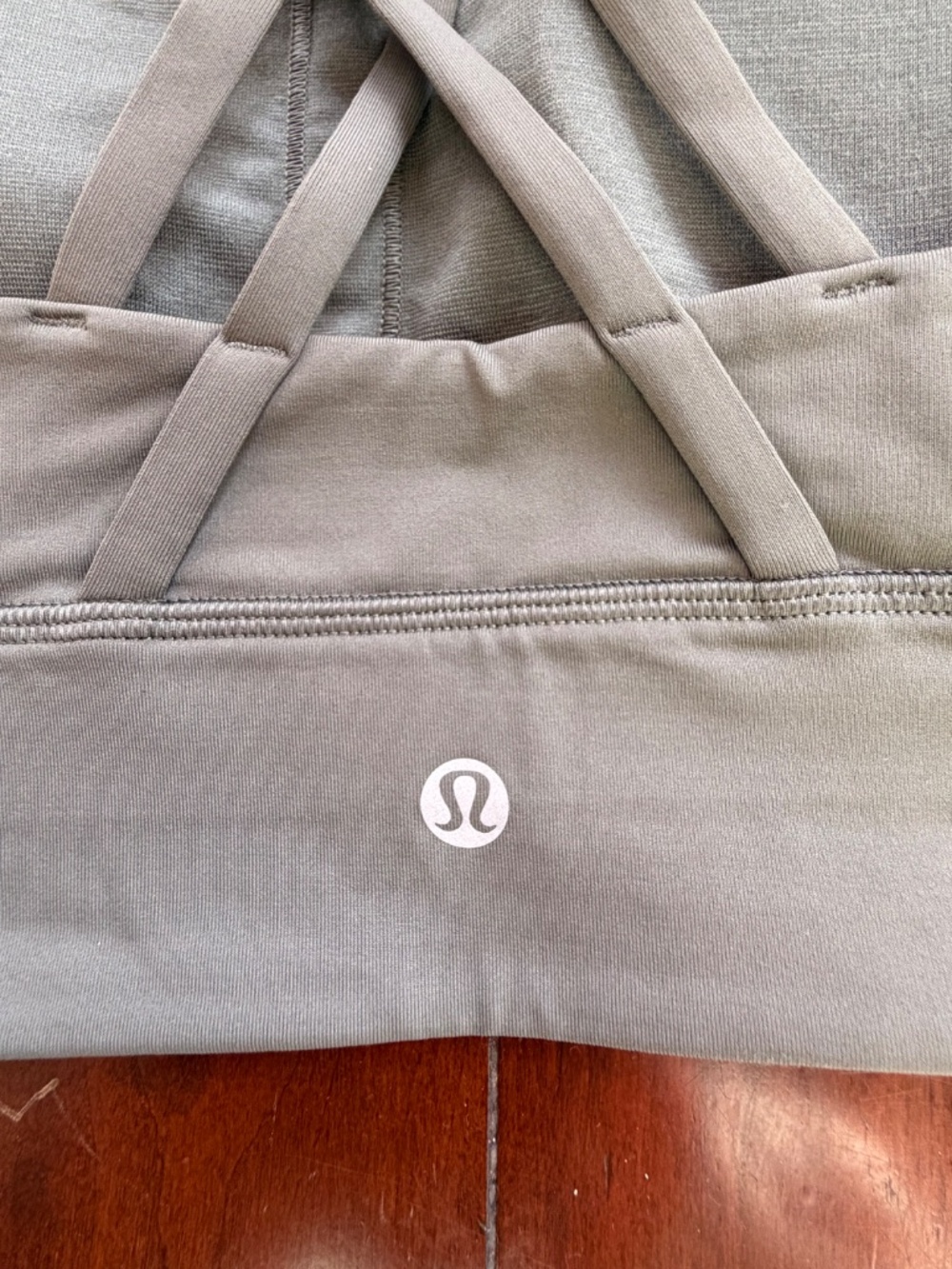 Lululemon Energy Bra Size 2 Color: Grey Eucalyptus - Picture 3 of 6